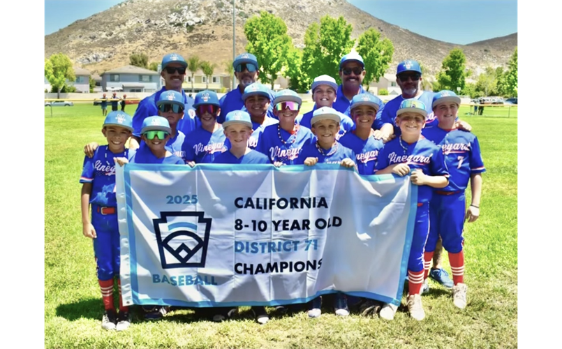 2025 10U All Stars District 71 Champions