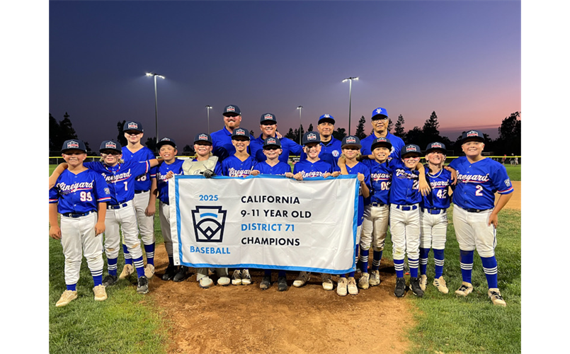 2025 11U All Stars District 71 Champions